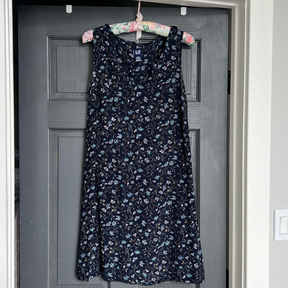 Gap blue flowered sundress size small